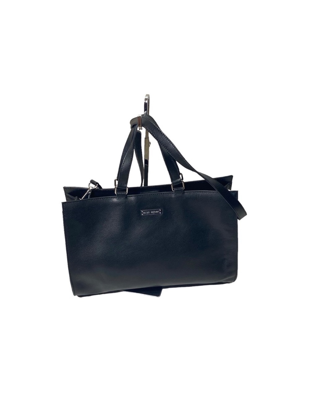 Brooks brothers black leather bag